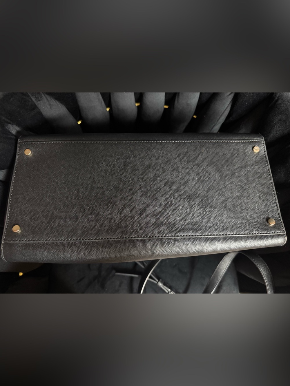 kate spade Black Saffiano Leather Medium Satchel Bag - Picture 6 of 10